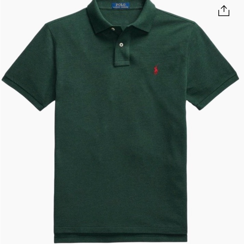 Polo by Ralph Lauren Dark Green Polo with Red Pony